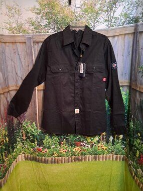 BOCOMAL Men's FR Shirts 6.25oz Lightweight Flame Resistant Workwear, Large